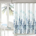 SANITREND Luxury Modern Polyester Textile Printed Retractable Waterproof Eco-Friendly Hot Design Shower Curtain Liner 180x200cm