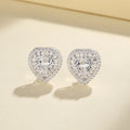Modern Silver Stud Earrings Wholesale with Women's AAA Zircon Drops Fashion Summer 925 Silver Cute Earrings for Girls