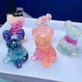 52 Kinds of Cheap Healing Crystals Spiritual Stone  Fluorite Carved Animals Dog Dinosaur Unicorn Dolphin Bear