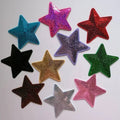 9CM Mix 10 Colors Glitter Sequined Star Embroidery Iron on Patches Embroidered Sequin Star Patches Applique for Clothes