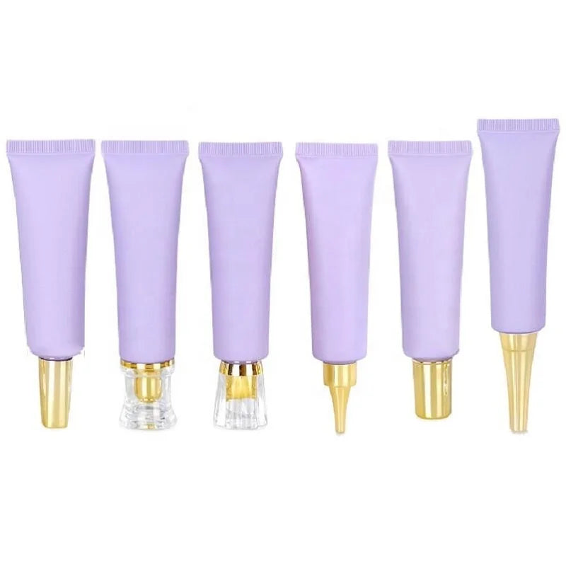 30g 30ml Empty Squeeze Tube Matte Purple Hand Cream Plastic Bottle Eye Cream Tube Makeup Soft Cosmetic Lotion Squeeze Tubes