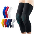 Breathable Honeycomb Anti Collision Knee Pads Long Compression Knee Sleeves Knee Support Braces