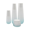Wholesale High-Grade 150ml 40ml Glass Cosmetic Bottle Set 50g Cream and Lotion for Face for Blush and Facial Cleanser