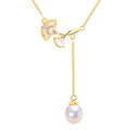 Wholesale Sea Shell Ginkgo Leaves Choker Pearl Pendant Natural Freshwater Pearl Necklace Jewelry for Women
