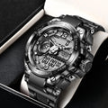 LIGE LG8922 New Digital Watch Sport 50m Waterproof Wristwatch LED Quartz Clock Watch Male Big Watches Luminous Electronic Watch