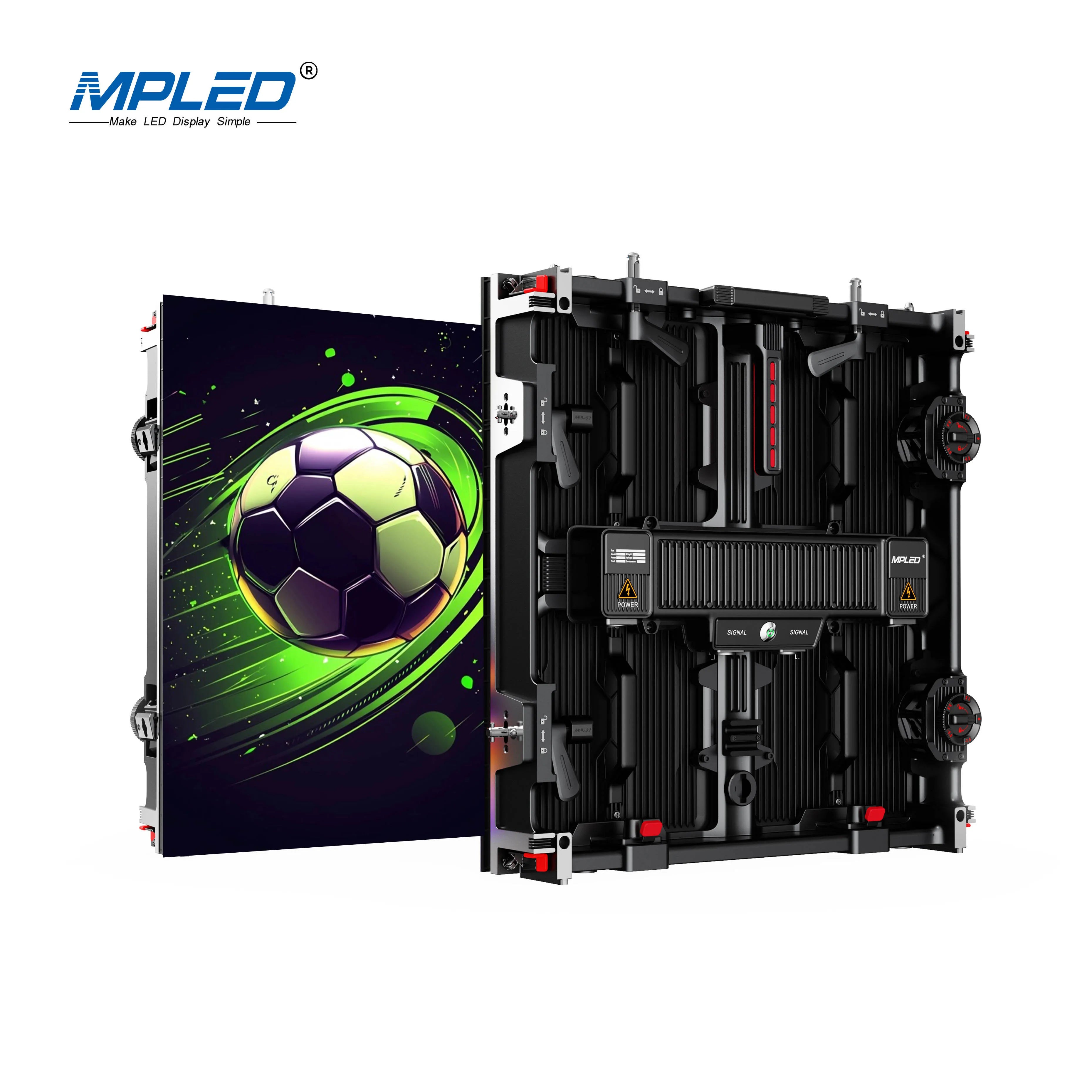 MPLED Rental Stage LED Display 16 Bits High Grayscale P1.5 P1.9 P2.5 P2.6 P2.8 P3.9 Full Color Rental Led Screen Curved