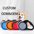 Premium Heavy Duty Auto Retractable Dog Leash Stop Lock Small Medium Dogs Pet Rope Lead