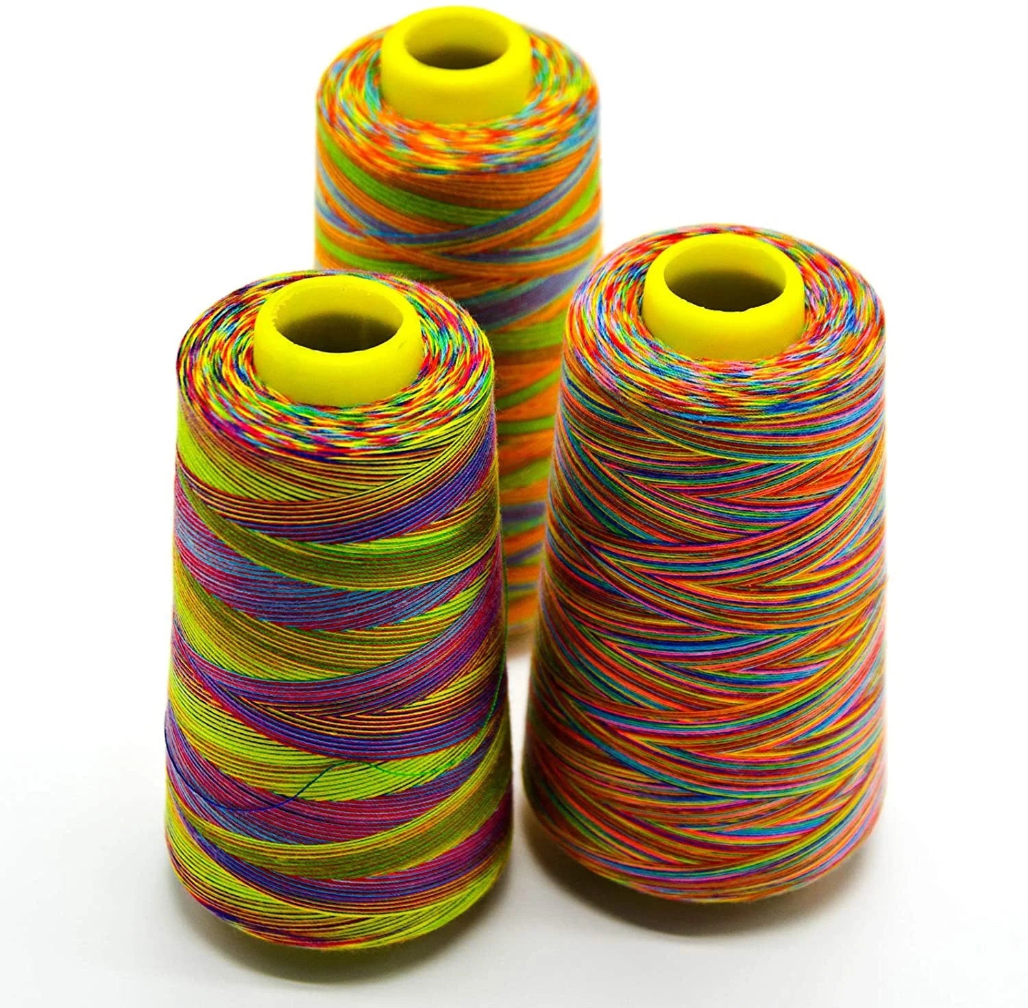 40S/2 High Tenacity Rainbow Color Polyester Embroidery Nylon Sewing Thread