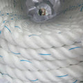 24mmx220m Green Nylon and Plastic Braided Twisted Rope Polysteel Danline Hot Sale with CCS Certificate