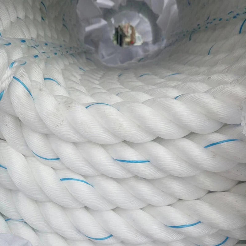 24mmx220m Green Nylon and Plastic Braided Twisted Rope Polysteel Danline Hot Sale with CCS Certificate
