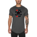Drying-fast Sport Men's T-shirts Breathable Soft Sports Wearing Crew Neck Mesh Clothing for Men Casual Running T Shirt
