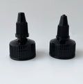 18-410 20-410 24/410 28-410 White Black Twist Open / Twist Close Plastic Liquid Dispensing Closure for Plastic Bottles