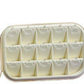 New Design 15 Holders Necklace Jewelry Display Plate Metal Round Edge Pendant Jewelry Tray Props