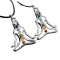 Huiying New Hot Sell Natural Stone Seven Chakra Yoga Energy Healing Crystals Stones Pendant for Necklace Jewelry Making jewelry