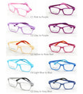 Fashion Children Colors Change Photochromic Glasses Frames Kids Optical Glass Frame Girls Boys