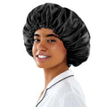 Satin Bonnet Silk Hair  for Sleeping-Slouchy  Hat  Sleep Cap for Women's Natural & Curly Hair