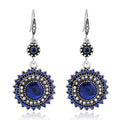 Europe and the United States New Retro Bohemian National Wind Earrings Sunflower Earrings