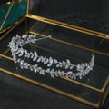 Double Layer Wedding Luxury Geometric Headdress Bridal Zircon Headbands