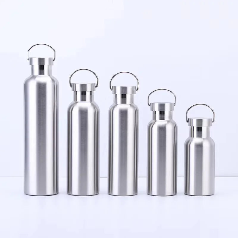 Wholesale Sport Reusable 304 Stainless Steel Vacuum Insulated Eco-Friendly Outdoor Water Bottle Lid 12-24 Hours Thermal