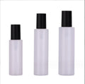100ml & 150ml Frosted PET Spray Bottles Flat Shoulder Semi-Permeable Plastic Lotion & Cosmetic Packaging Flask for Shampoo Blush