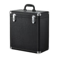 Vinyl Record Storage Case LP Album Collection Display Box Lid Waterproof Shockproof Dustproof Mesh Bag Collapsible Leather