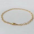 Women Jewelry Gold Figure 8 Cable Chain 14K Gold Filled Jewelry Chain Bracelet