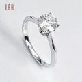 Wedding Luxury Diamonds Real Gold 18k  Diamond Diamond Ring Real Moissanite 18k Real Gold Ring Wedding Ring
