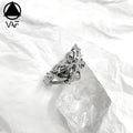 VAF Punk Heart of Thorns Ring Stainless Steel Ring Anillo Corazon De Espinas Herz Der Dornen-Ring