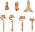 Aging Wrinkles Wood Facial Therapy Kit 7 Pcs Maderoterapia Facial Spoon Kit Wooden Face Sculpting Set MUXI FK100