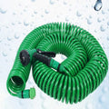 15m Spring Tube Car Washing Expandable Flexible Water Hose Pipe With Spray Gun Garden Hose Flower Lawn Watering Irrigation