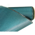 Hot Sale 3K Woven 100% Carbon Fiber Fabric Metallic Turquoise Lightweight Flame Retardant Luggage Bags Outdoor Car Shoes