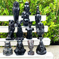 Hot Sales Obsidian Egyptian Series Carving Hand Carved Obsidian Carving for Crystal Crafts