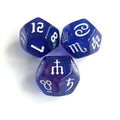 Bulk D12 Dice Set Custom Rune Number 12 Sided Acrylic Polyhedral Cheap Price for Colorful Games
