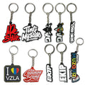 Custom 2d Soft Pvc Keychain Key Chain logo Soft Rubber Keychains Silicone Keyring Rubber Personalized 3d Customized KEY CHAIN