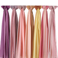 2026 Autumn and Winter New Macaron Gradient Color Chiffon Fashion Wrinkle Hijab Headscarf Scarf Indonesian Malay Headscarf