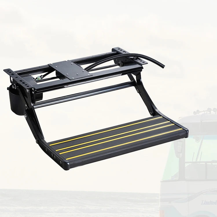 Caravan Trailer RV Steps Adjustable Height Folding Platform Step Folding Single Step Stool Supports up to 220kg