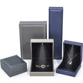 High-end PU Leather Small Jewelry Lighted Packaging Boxes Velvet Pendant Bracelet Necklace Ring Box Led Jewelry Box