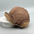 Warm Unisex Outdoor Hunting Earflap Winter Wool Baseball Cap With Visor and Ear Flaps
