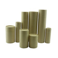Eco Friendly Cylinder Kraft Paper Round Box Cosmetics Cream Jar 4oz Empty Deodorant Cardboard Packaging Tube