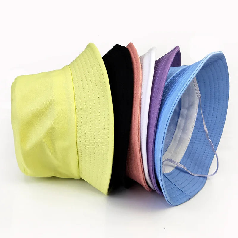 Yukaihe Custom Personal logo Reversible All Over Print Custom Embroidery Patch 100% Cotton Wholesale Colorful Bucket Hats
