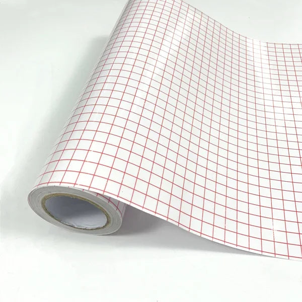 Anolly removable transfer film self adhesive Grid Liner transfer film viny Factory clear pvc Cutting vinyl