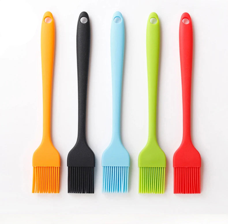 Kitchen Cooking Baking Tools Heat Resistant Basting BBQ Brush Pastry Cake Bread Butter Oil Silicone Brush MegaBDM