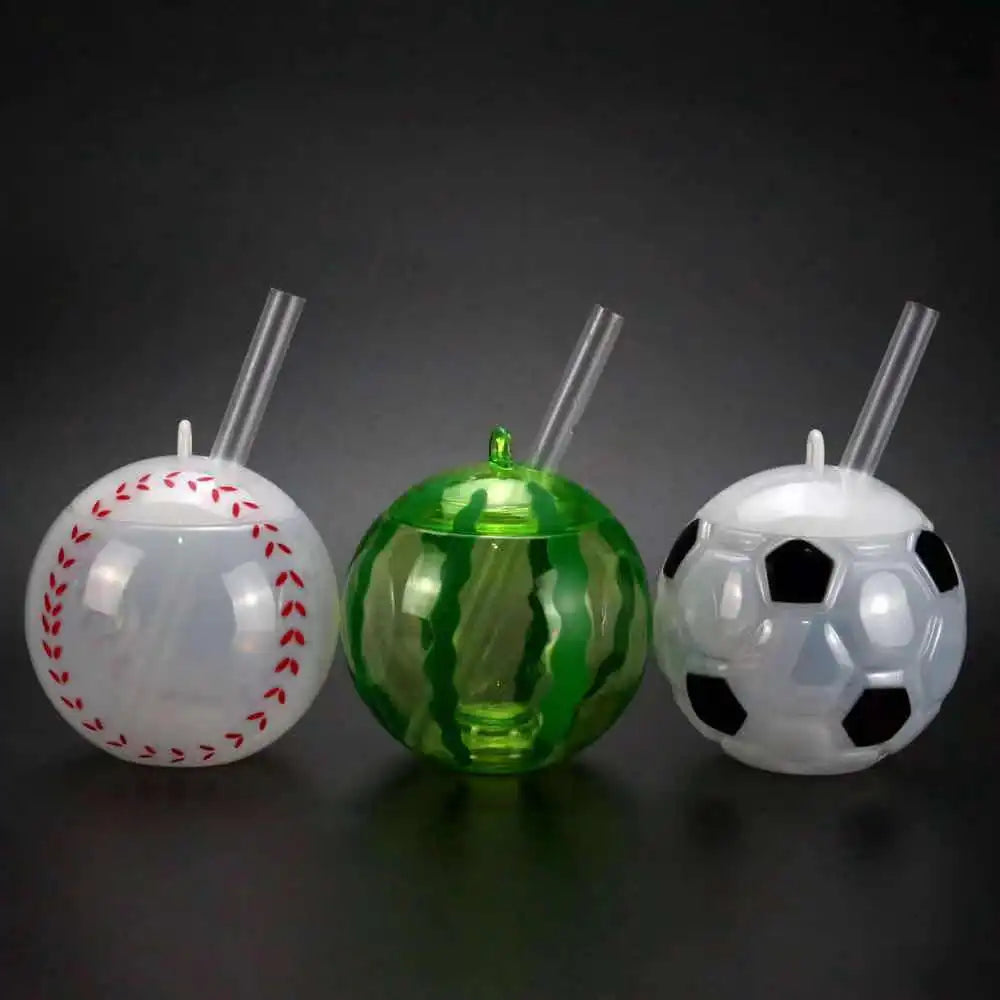 Summer Hot Creative Can Be Customized Luminous Drink Cup Plastic Tropical Fruit Watermelon Cup