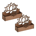 Tailai MDF Custom Business Card Organizer Desk Display Stand Case for Office or Home Graduation Gift