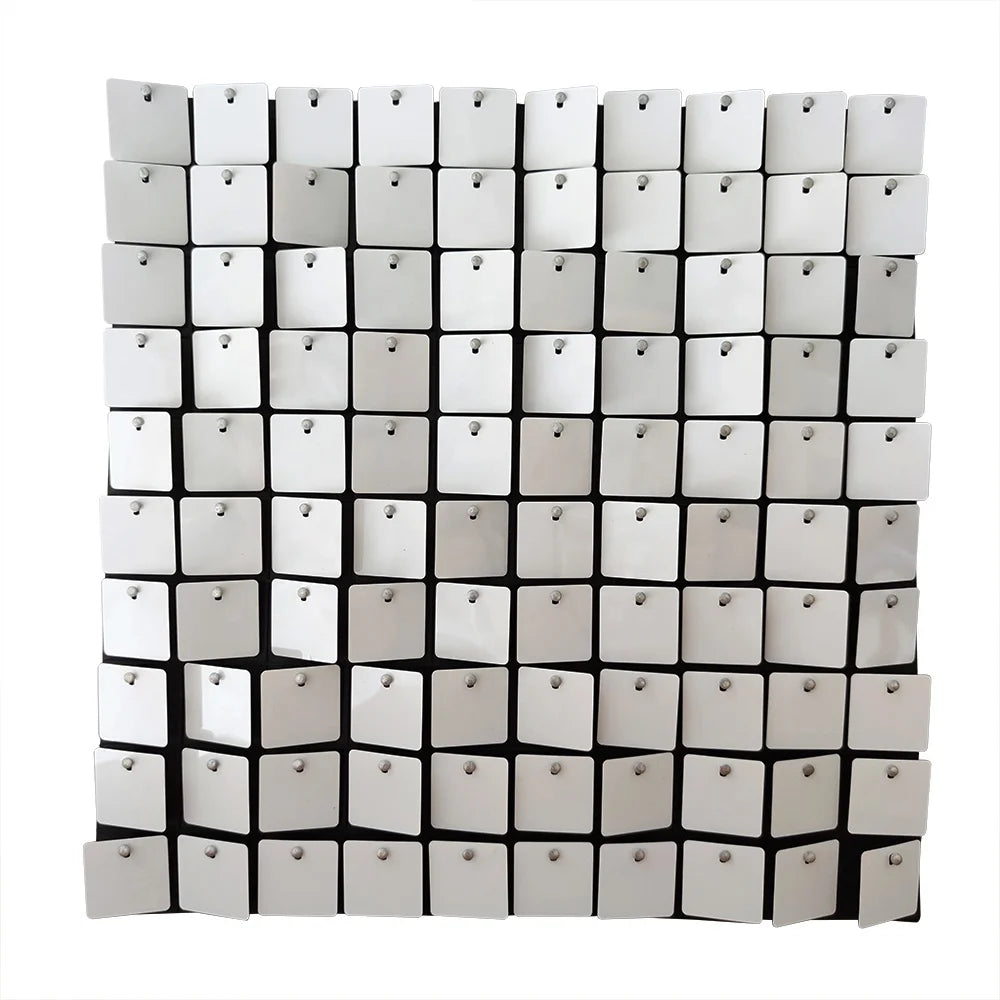 2026 Hot Sale Sequin Shimmer Wall White for Wedding Event