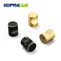 Koppalive Mini Brass Finger Knob Bathroom Black Cabinet Drawer Knobs for Kitchen Furniture