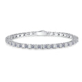 Wholesale VVS 3mm Moissanite Iced Out Tennis Bracelet 925 Sterling Silver Sparkling Moissanite Tennis Bracelet for Women