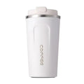 FX Factory American Style 380ml Insulated Coffee Travel Mug Spill-Proof Leak-Proof Tumbler with LED Lid for Hot and Cold Drinks