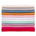 High Quality Soft Plain Dye 2 Layer Organic 100% Cotton Double Gauze Muslin Fabric