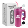 Custom 40oz Stainless Steel Insulated Vacuum Travel Mug With Handle 318ml Double Wall Coffee Tumbler Cup Promotional Gift Set